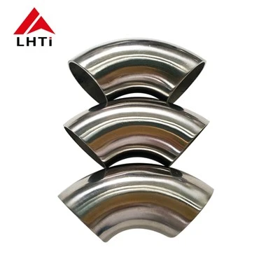 Titāna elkonis 90 grādu līkumi Sch40 1.5D